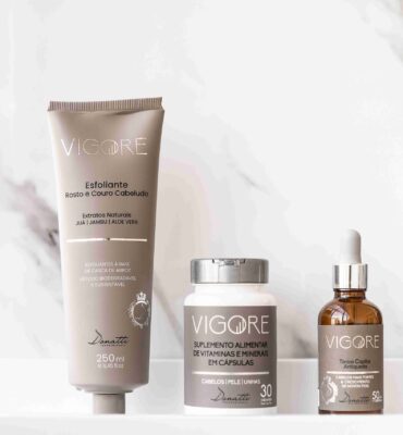 Linha Vigore: Fortalecimento de fios e redução da queda de cabelo